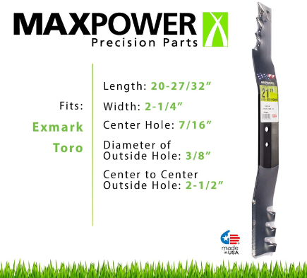 Infographic image explaining different features of Maxpower 331387XB